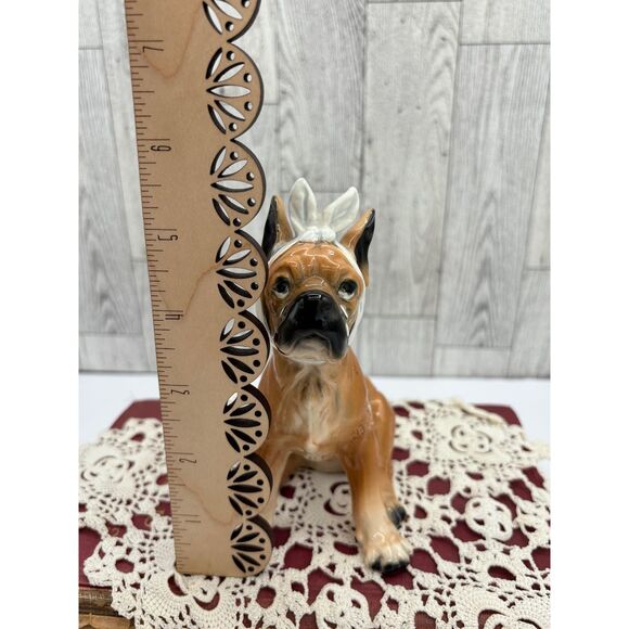 Vintage Boxer Figurine Injured Bandaged Crying Japan Porcelain - Picture 7 of 8